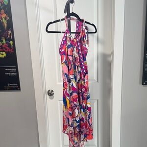 Trina Turk Vibrant Multicolor Midi Dress